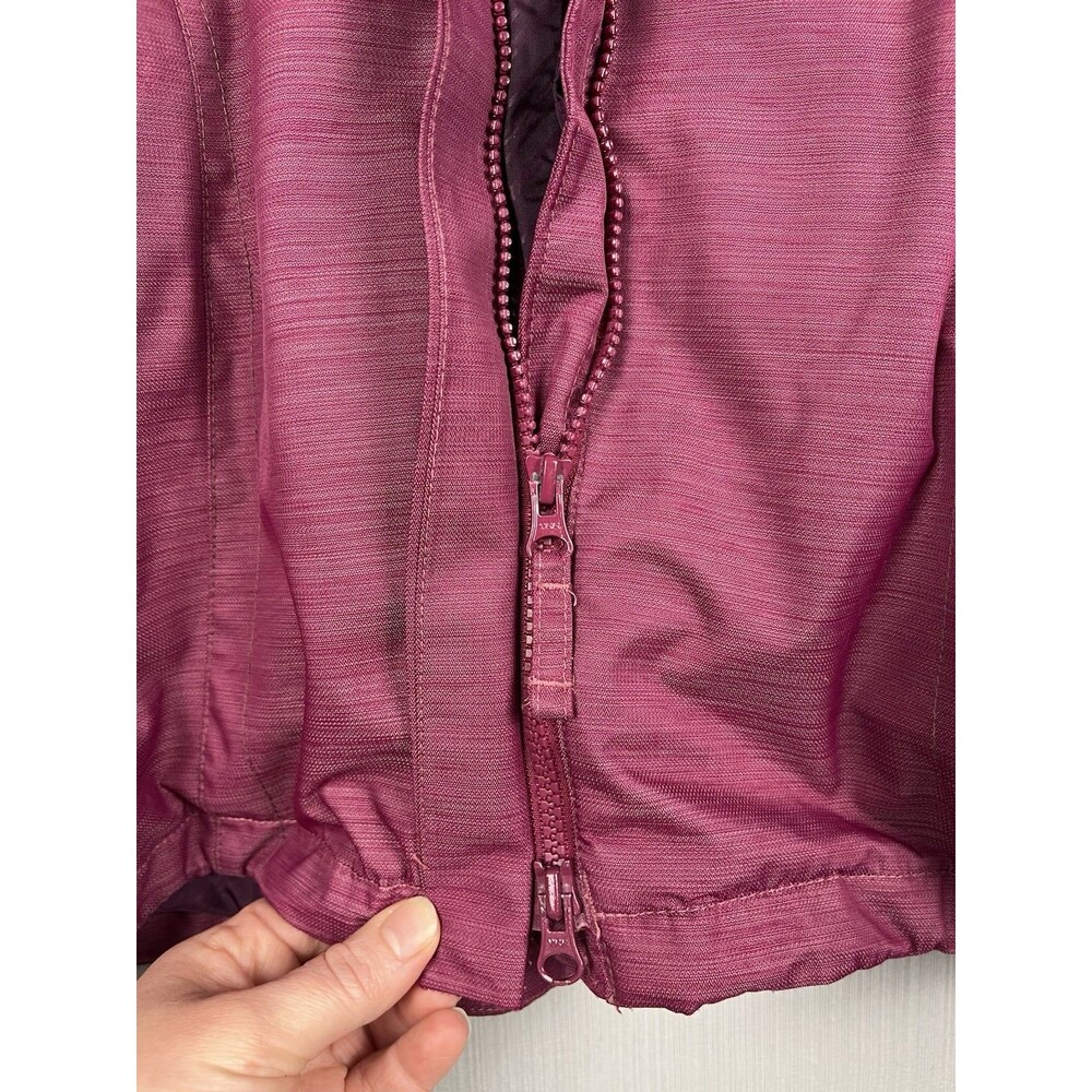 Columbia Interchange Omni-Tech‎ Hooded Jacket Magenta Womens L - Picture 7 of 12